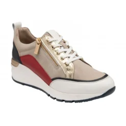 Natural Multi-Leather Sanford Casual Trainers | Stressless By Lotus