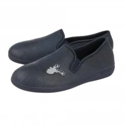 Navy Claude Full Shoe Slippers | Lotus -Lotus Sale navy claude full shoe slippers lotus p12866 29704 medium