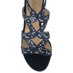 Navy & Diamante Kelsey Open-Toe Sandals | Lotus -Lotus Sale navy diamante kelsey open toe sandals lotus p13528 32519 medium