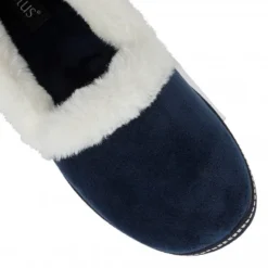 Navy Greta Textile Slippers | Lotus 7 Navy Greta Textile Slippers | Lotus -Lotus Sale navy greta textile slippers lotus p12839 29646 medium