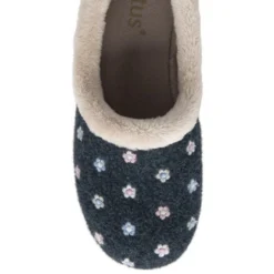 Navy Kylie Full Shoe Slippers | Lotus -Lotus Sale navy kylie full shoe slippers lotus p13504 32223 medium