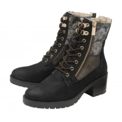 Navy Leather Oklahoma Zip-Up Ankle Boots | Lotus 5 Navy Leather Oklahoma Zip-Up Ankle Boots | Lotus -Lotus Sale navy leather oklahoma zip up ankle boots lotus p13425 32321 medium