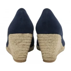 Navy Microfibre Giselle Wedge Shoes | Lotus -Lotus Sale navy microfibre giselle wedge shoes lotus p13213 31135 medium