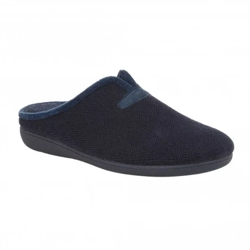 Navy Textile Albert Slippers | Lotus 5 Navy Textile Albert Slippers | Lotus -Lotus Sale navy textile albert slippers lotus p12861 29723 medium