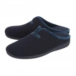 Navy Textile Albert Slippers | Lotus -Lotus Sale navy textile albert slippers lotus p12861 29724 medium