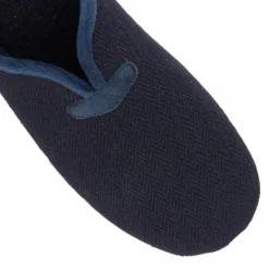 Navy Textile Albert Slippers | Lotus -Lotus Sale navy textile albert slippers lotus p12861 29726 medium
