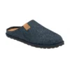 Navy Textile Sidney Mule Slippers | Lotus