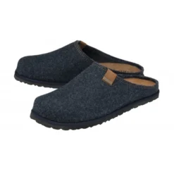 Navy Textile Sidney Mule Slippers | Lotus -Lotus Sale navy textile sidney mule slippers lotus p13135 31087 medium