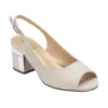 Nude Evelyn Slingback Shoes | Lotus