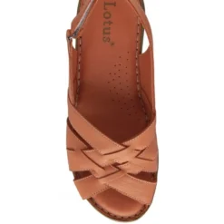 Orange Leather Ceylan Slingback Sandals | Lotus -Lotus Sale orange leather ceylan slingback sandals lotus p13271 31260 medium