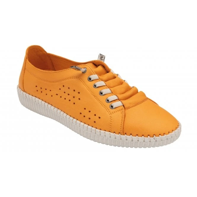 Orange Leather Kamari Casual Shoes | Lotus 1 Orange Leather Kamari Casual Shoes | Lotus
