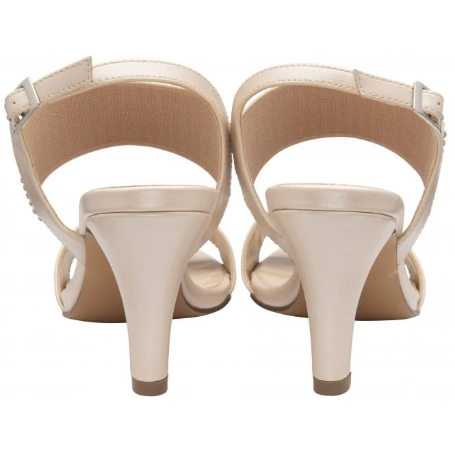 Oyster Pearl Aurora Heeled Sandals | Lotus 3 Oyster Pearl Aurora Heeled Sandals | Lotus - Image 3