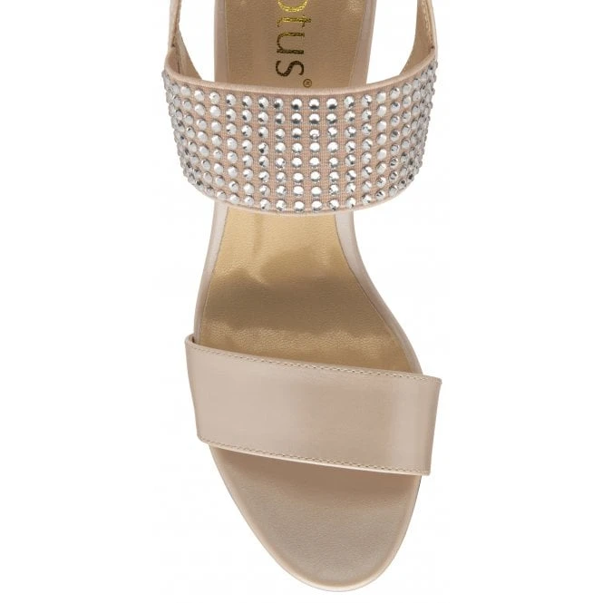 Oyster Pearl Aurora Heeled Sandals | Lotus 4 Oyster Pearl Aurora Heeled Sandals | Lotus - Image 4