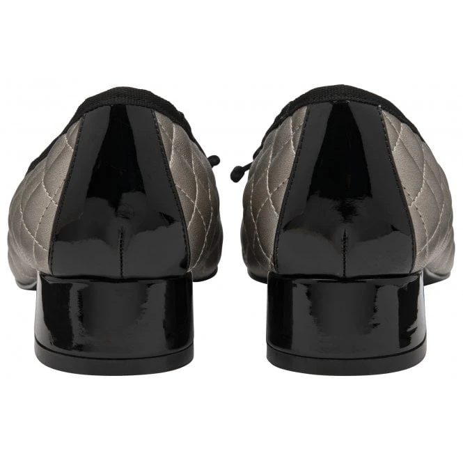 Pewter & Black Ivy Ballerina Shoes | Lotus 3 Pewter & Black Ivy Ballerina Shoes | Lotus - Image 3