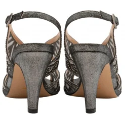 Pewter & Diamante Natalia Peep Toe Sandals | Lotus -Lotus Sale pewter diamante natalia peep toe sandals lotus p12984 30309 medium