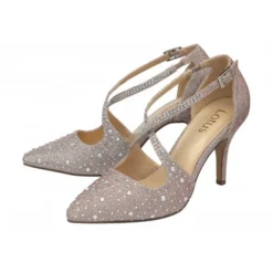 Pink & Diamante Panache Court Shoes | Lotus -Lotus Sale pink diamante panache court shoes lotus p13598 32878 medium
