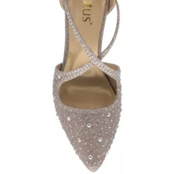 Pink & Diamante Panache Court Shoes | Lotus -Lotus Sale pink diamante panache court shoes lotus p13598 32880 medium