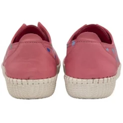 Pink Leather Kay Lace-Up Shoes | Lotus -Lotus Sale pink leather kay lace up shoes lotus p13764 33215 medium