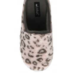 Pink Leopard-Print Cara Mule Slippers | Lotus 7 Pink Leopard-Print Cara Mule Slippers | Lotus -Lotus Sale pink leopard print cara mule slippers lotus p13120 30973 medium