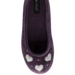 Purple Lois Ballerina Slippers | Lotus -Lotus Sale purple lois ballerina slippers lotus p13144 31021 medium