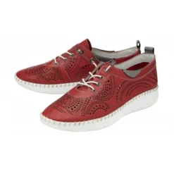 Lotus Sale -Lotus Sale red leather katya casual shoes lotus p13264 31286 medium