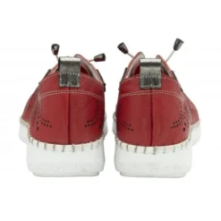 Red Leather Katya Casual Shoes | Lotus -Lotus Sale red leather katya casual shoes lotus p13264 31287 medium