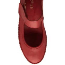 Red Leather Keryn Flat Shoes | Lotus 7 Red Leather Keryn Flat Shoes | Lotus -Lotus Sale red leather keryn flat shoes lotus p13632 33308 medium