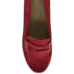 Red Suede Asher Loafers | Lotus -Lotus Sale red suede asher loafers lotus p13314 31619 medium