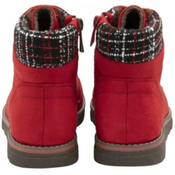 Red Textile Cedar Ankle Boots | Lotus -Lotus Sale red textile cedar ankle boots lotus p13479 31974 medium