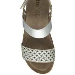 Silver Almalfi Ankle Strap Sandals | Lotus 7 Silver Almalfi Ankle Strap Sandals | Lotus -Lotus Sale silver almalfi ankle strap sandals lotus p13257 31308 medium