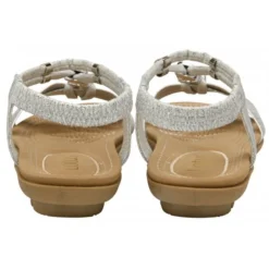 Silver Bettina Flat Open-Toe Sandals | Lotus -Lotus Sale silver bettina flat open toe sandals lotus p13581 32727 medium