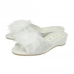 Silver & Diamante Allure Slippers | Lotus -Lotus Sale silver diamante allure slippers lotus p12832 29552 medium