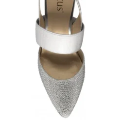 Silver & Diamante Joie Slingback Court Shoes | Lotus 7 Silver & Diamante Joie Slingback Court Shoes | Lotus -Lotus Sale silver diamante joie slingback court shoes lotus p13497 32195 medium