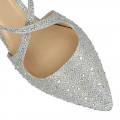 Silver & Diamante Panache Court Shoes | Lotus -Lotus Sale silver diamante panache court shoes lotus p12754 29183 medium