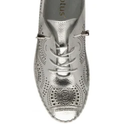 Silver Leather Katya Casual Shoes | Lotus -Lotus Sale silver leather katya casual shoes lotus p13696 33296 medium