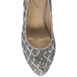 Silver Lucia Patterned Court Shoes | Lotus -Lotus Sale silver lucia patterned court shoes lotus p13500 32263 medium