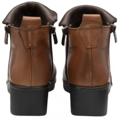 Tan Leather Cordelia Wedge Ankle Boots | Lotus -Lotus Sale tan leather cordelia wedge ankle boots lotus p13503 31998 medium