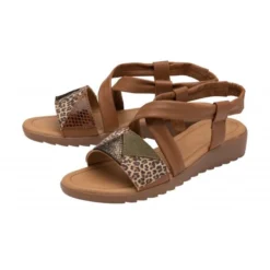 Tan Leather Evette Open-Toe Sandals | Lotus -Lotus Sale tan leather evette open toe sandals lotus p13683 32802 medium