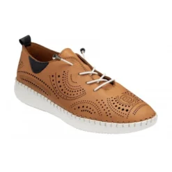 Lotus Sale 48 Tan Leather Katya Casual Shoes | Lotus