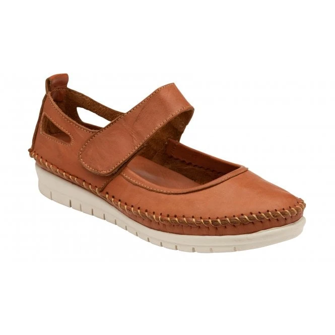 Tan Leather Keryn Flat Shoes | Lotus 1 Tan Leather Keryn Flat Shoes | Lotus