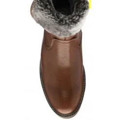 Tan Leather Stephanie Wedge Ankle Boots | Lotus -Lotus Sale tan leather stephanie wedge ankle boots lotus p13116 30940 medium