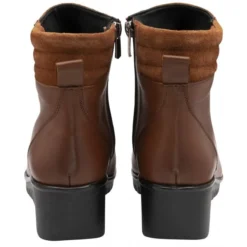 Tan Leather & Suede Delphine Wedge Ankle Boots | Lotus -Lotus Sale tan leather suede delphine wedge ankle boots lotus p13465 32058 medium