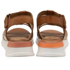 Tan & Leopard-Print Leather Shiloh Open-Toe Sandals | Stressless By Lotus -Lotus Sale tan leopard print leather shiloh open toe sandals stressless by lotus p13685 32815 medium