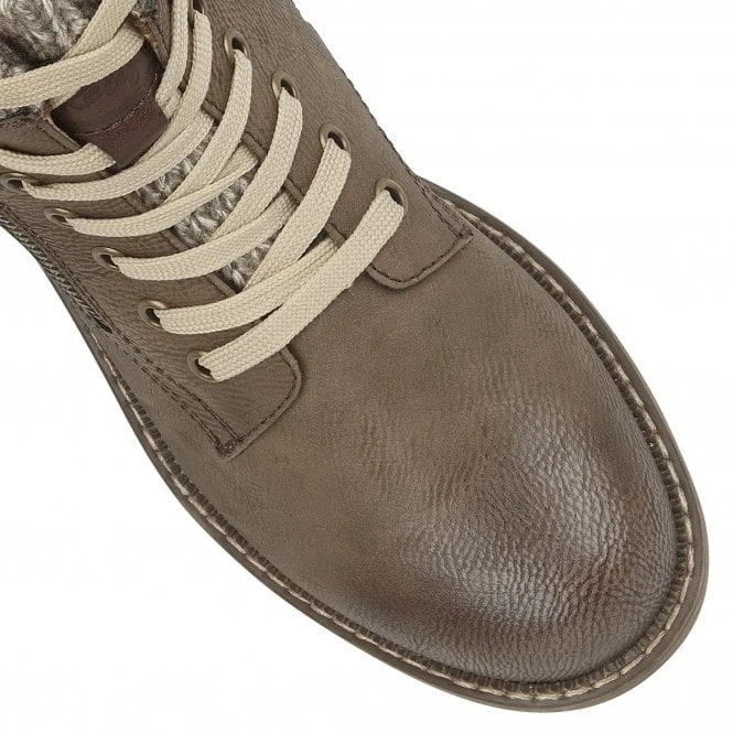 Taupe Nancy Zip-Up Ankle Boots | Lotus Relife 4 Taupe Nancy Zip-Up Ankle Boots | Lotus Relife - Image 4