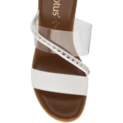 White Alma Mule Wedge Sandals | Lotus -Lotus Sale white alma mule wedge sandals lotus p13590 32557 medium