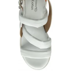 White Leather Fionne Slingback Sandals | Stressless By Lotus -Lotus Sale white leather fionne slingback sandals stressless by lotus p13287 31204 medium