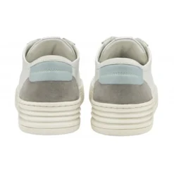 White Leather Sylvia Lace-Up Trainers | Stressless By Lotus -Lotus Sale white leather sylvia lace up trainers stressless by lotus p13316 31630 medium