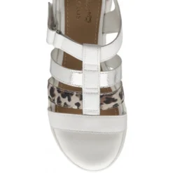 White & Leopard-Print Leather Shiloh Open-Toe Sandals | Stressless By Lotus -Lotus Sale white leopard print leather shiloh open toe sandals stressless by lotus p13681 32812 medium