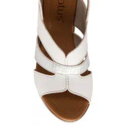 White Luisa Slingback Wedge Sandals | Lotus -Lotus Sale white luisa slingback wedge sandals lotus p13597 32848 medium