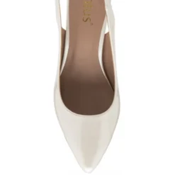 White Pearl Patent Remy Slingback Court Shoes | Lotus -Lotus Sale white pearl patent remy slingback court shoes lotus p13715 33000 medium